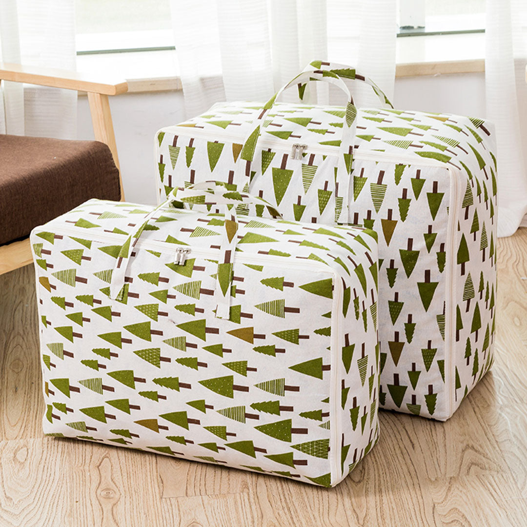 NNEAGS Green Pine Tree Large Foldable Travel Organizer Bag - Rosetta Creative Boutique
