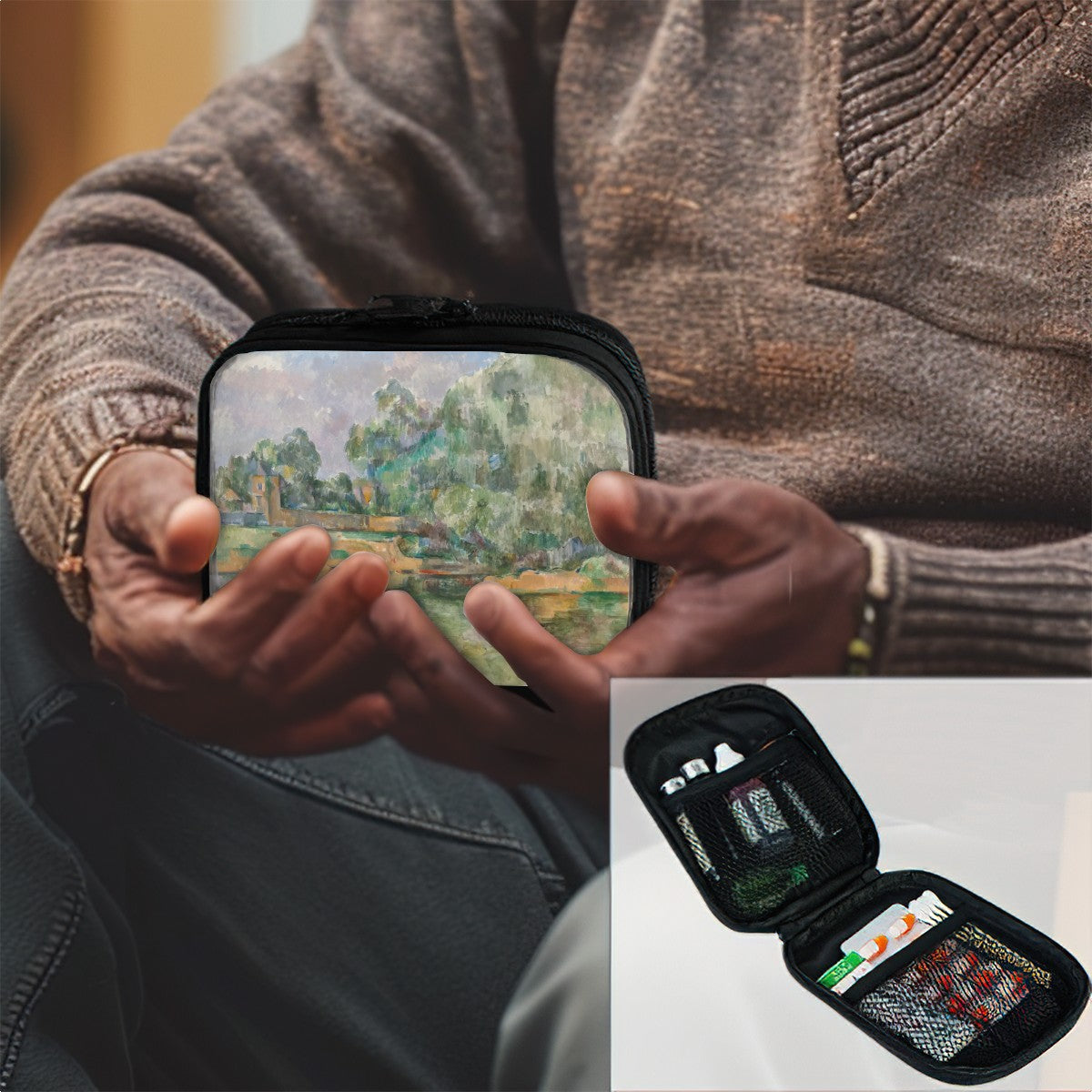 Banks of the Seine Travel Medicine Kit - Essential Paul Cezanne Adventure Companion - Rosetta Creative Boutique