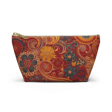 Boho Accessory Pouch with T-bottom Travel Accessory