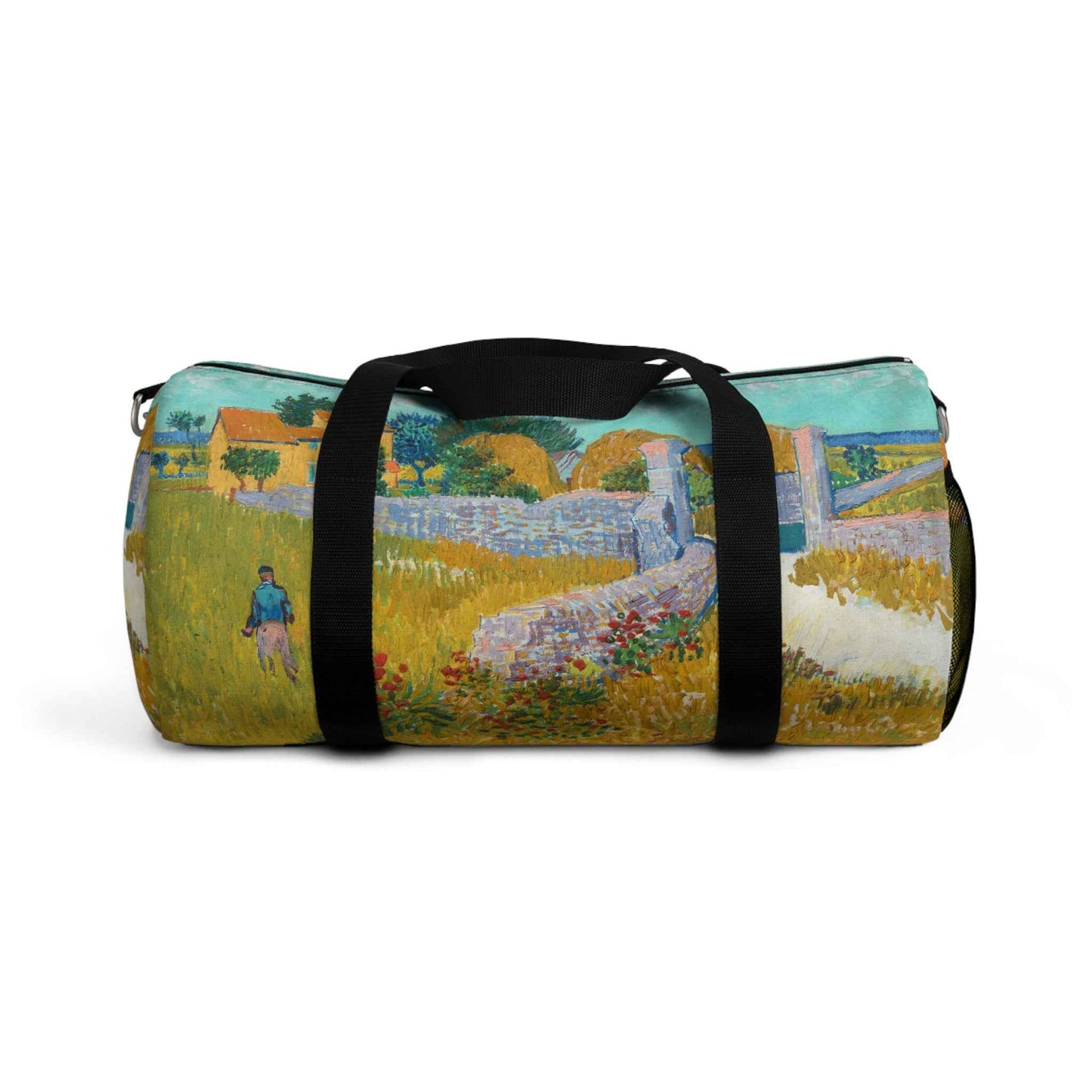 Farmhouse in Provence Duffel Bag - Artistic Travel Luggage for Gym, Weekend Getaways & Unique Gifts for Art Lovers - Rosetta Creative Boutique