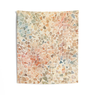 Elegant Mosaic Indoor Wall Tapestries by Rosetta Creative Boutique– Bohemian Home Decor, Living Room Accent, Bedroom Wall Art, Unique Gift Ideas, Cozy Atmosphere - Rosetta Creative Boutique
