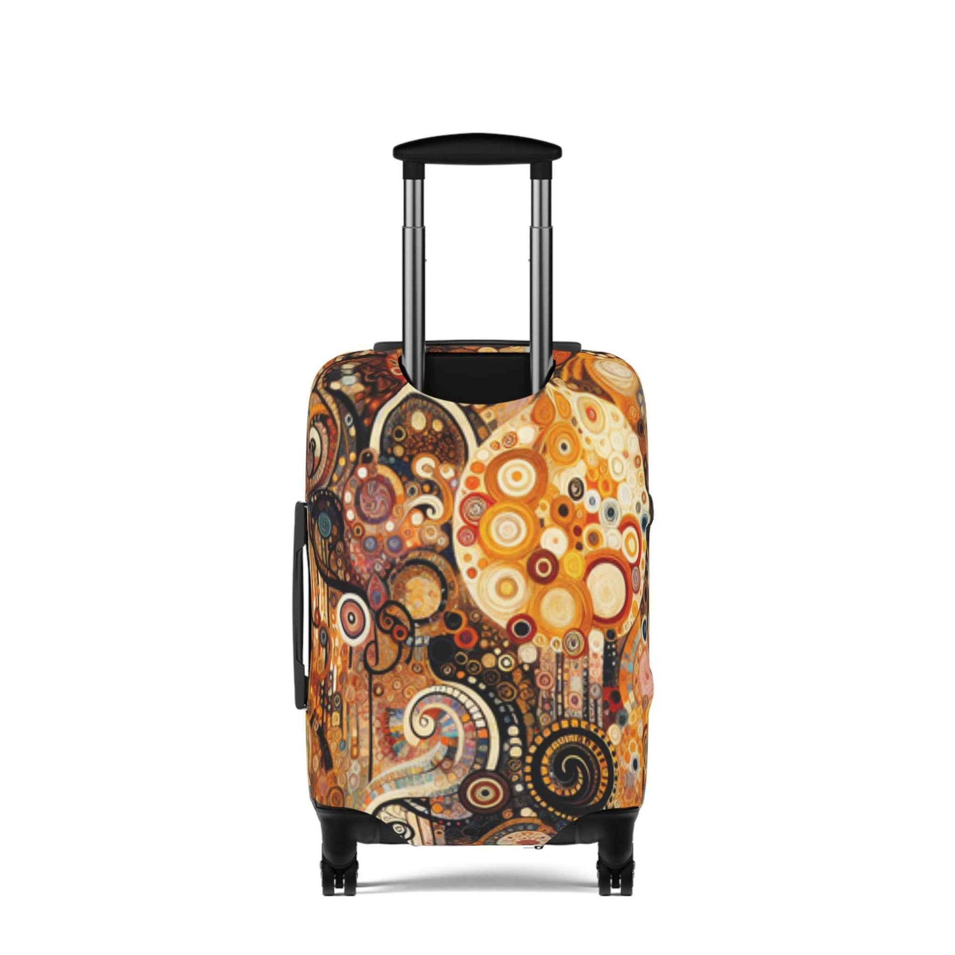 Klimt-Inspired Luggage Cover for Travelers – Unique Bohemian Suitcase Protector by Rosetta Creative Boutique - Rosetta Creative Boutique