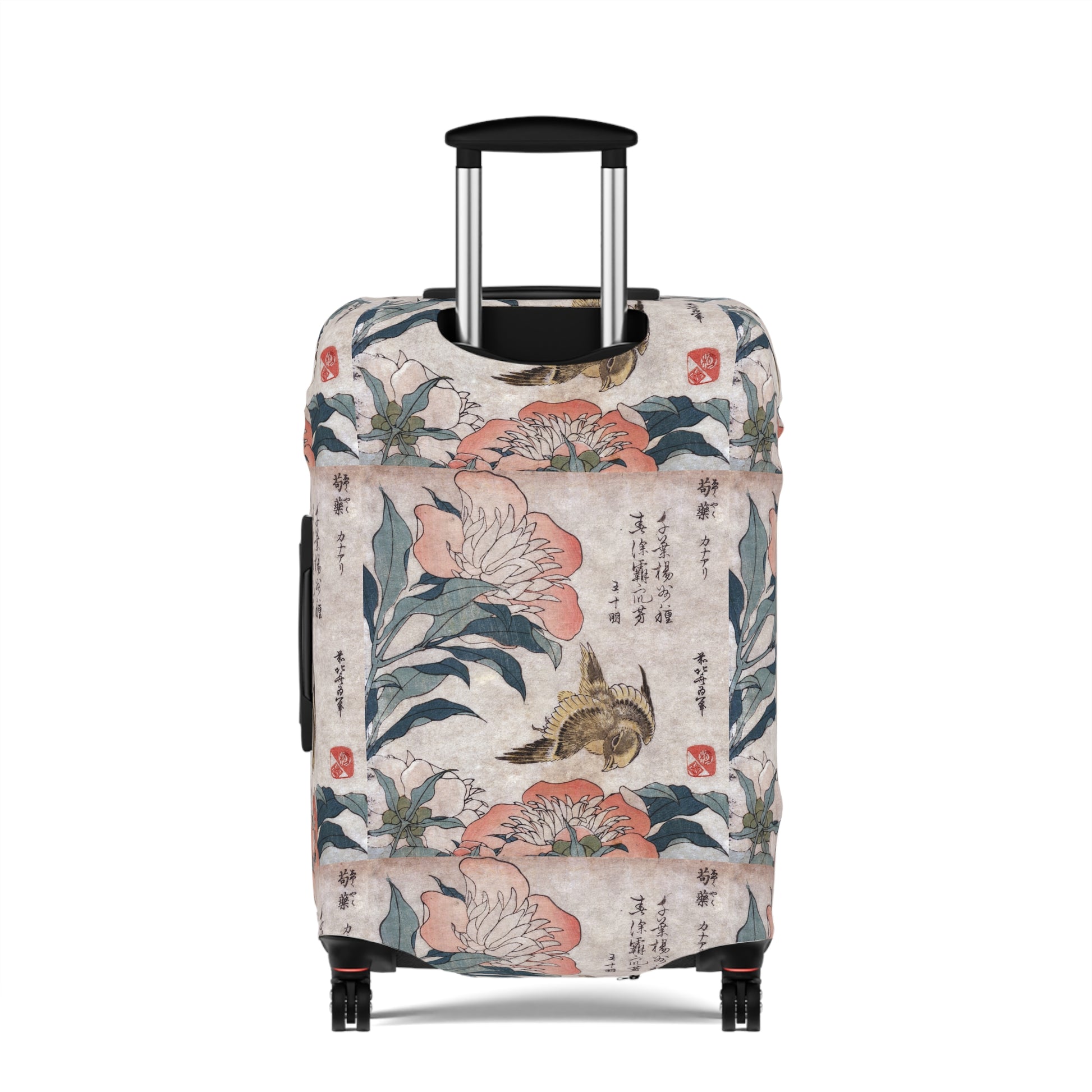 Japanese Floral Luggage Cover - Stylish Suitcase Protector, Perfect Travel Accessory and Ideal Gift for Adventurers - Rosetta Creative Boutique