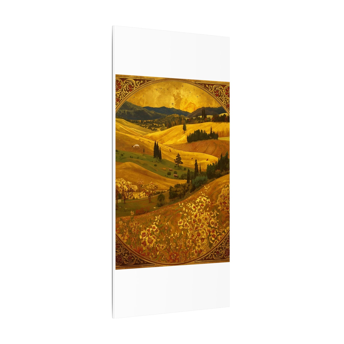 Golden Landscape Canvas Print by Rosetta Creative Boutique | Autumn Wall Art, Home Décor, Rustic Decor, Gift for Nature Lovers, Seasonal Art - Rosetta Creative Boutique