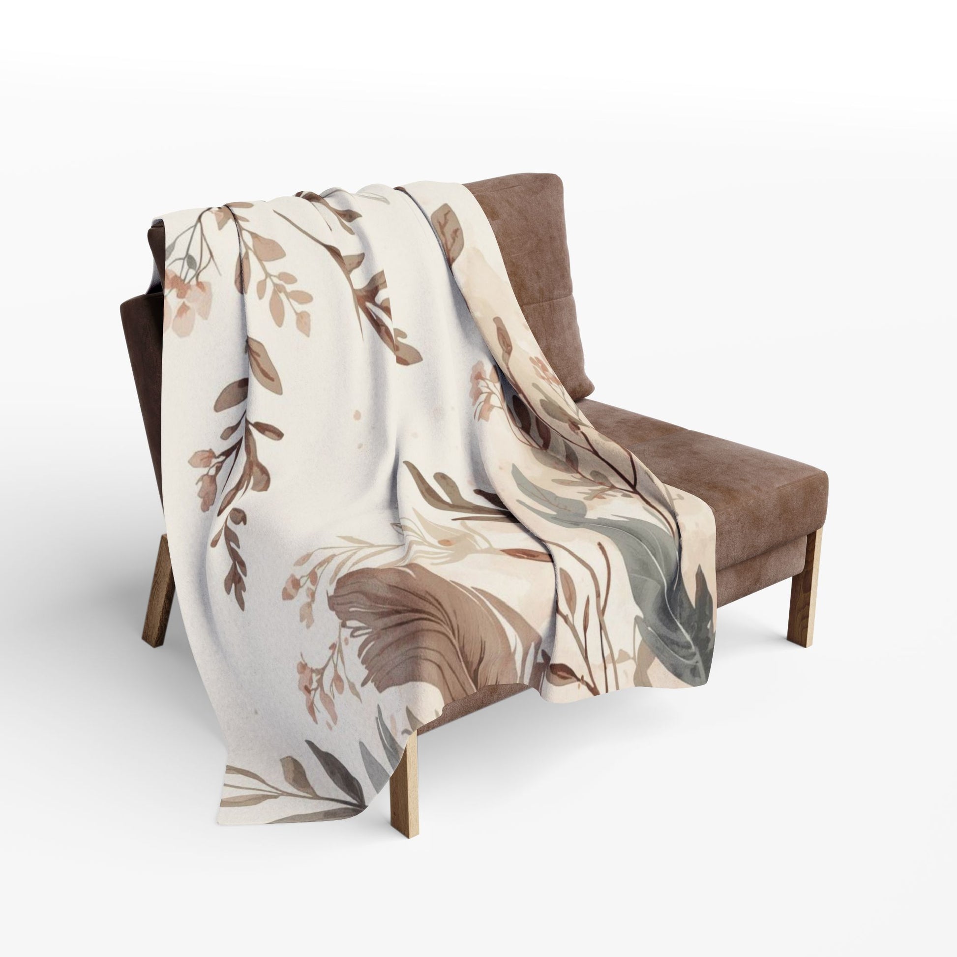 Cozy Arctic Fleece Blanket Floral Throw Boho Style Gift - Rosetta Creative Boutique