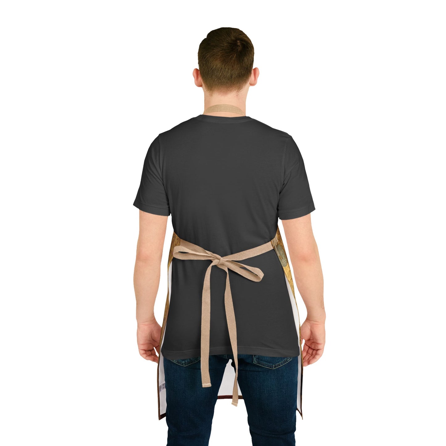 Elegant Art Apron in Gustav Klimt Style, Colorful Cooking Gift, Stylish Chef Apron, Unique Kitchen Accessory, Ideal for Home Cooks, Art Lovers
