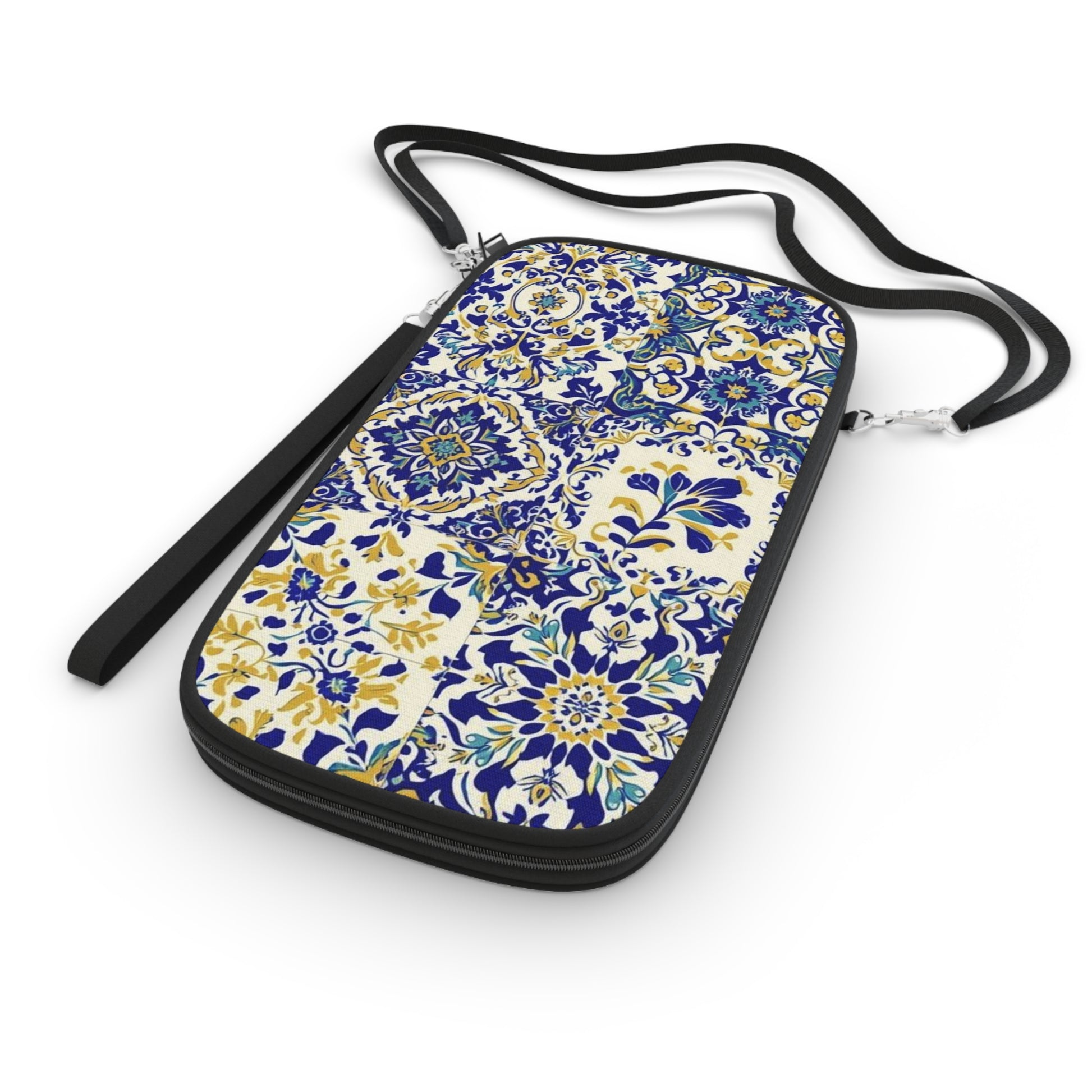 Elegant Floral Passport Wallet - Travel Organizer, Vacation Essentials, Gift for Travelers, Adventure Ready, Stylish Travel Accessory - Rosetta Creative Boutique