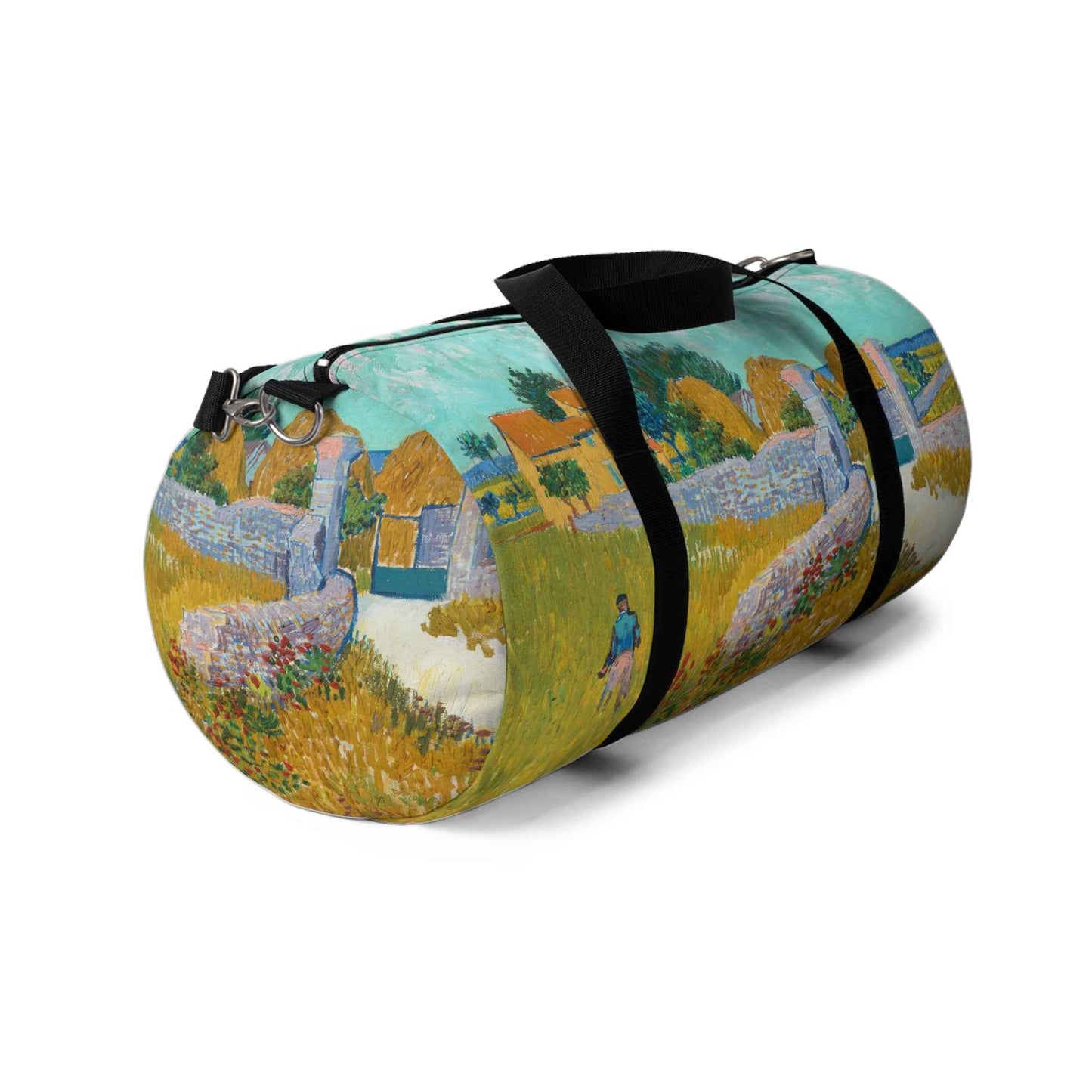 Farmhouse in Provence Duffel Bag - Artistic Travel Luggage for Gym, Weekend Getaways & Unique Gifts for Art Lovers - Rosetta Creative Boutique