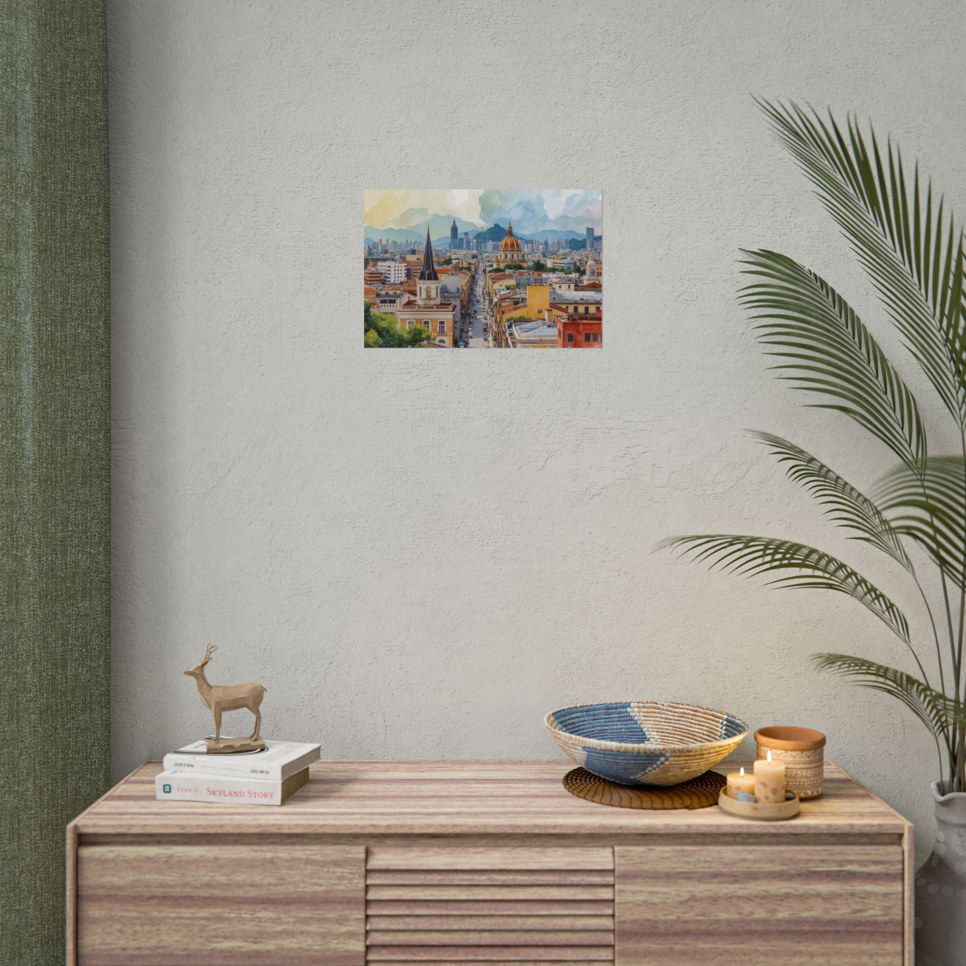 Cityscape Art Print of Sao Paolo, Brazil by Rosetta Creative Boutique, Rolled Posters, Modern Wall Decor, Urban Art, Home Decoration, Landscape Photography - Rosetta Creative Boutique