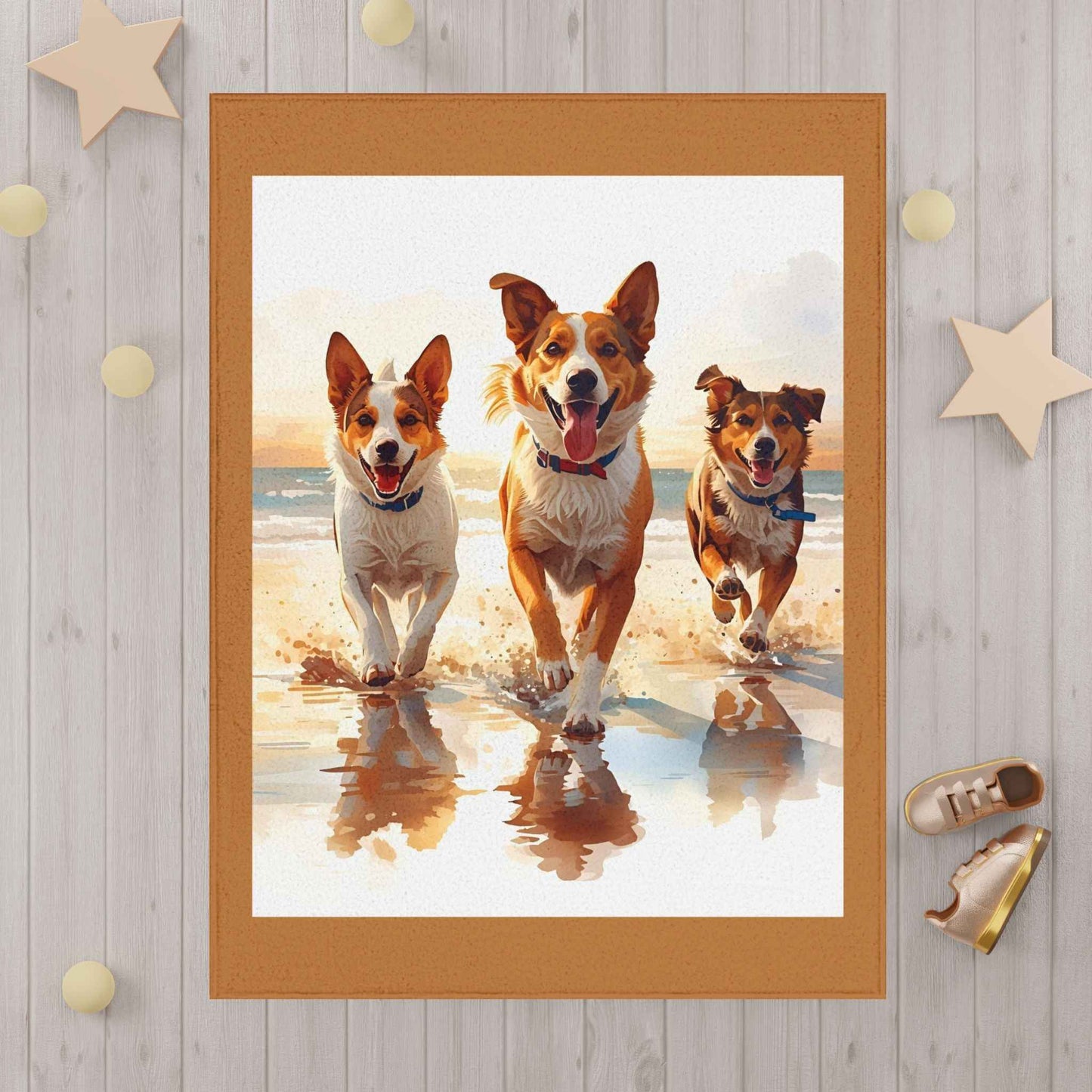 Corgi Fun Toddler Blanket - Cozy Pet-Themed Nursery Decor