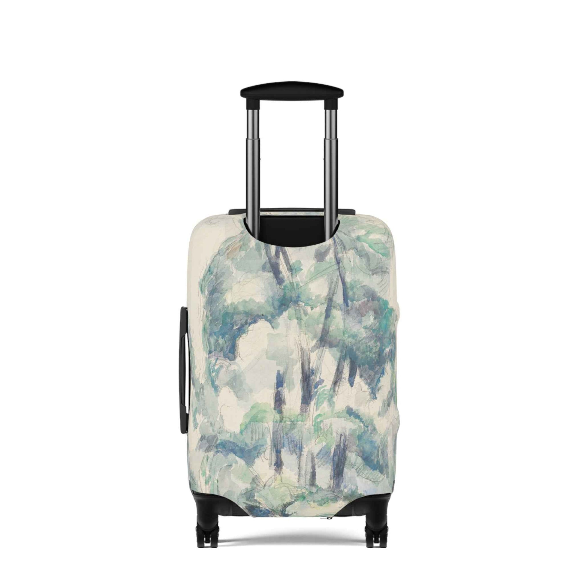 Cezanne Luggage Cover - Banks of the Seine Travel Accessory, Unique Gift for Travelers, Custom Luggage Protector, Wanderlust Decor, Airplane Essentials - Rosetta Creative Boutique