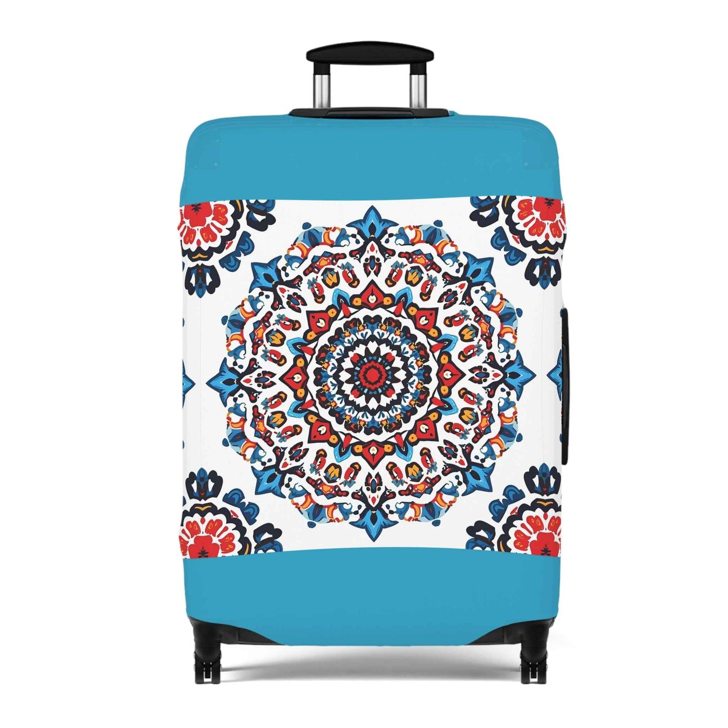 Colorful Mandala Luggage Cover - Travel in Style