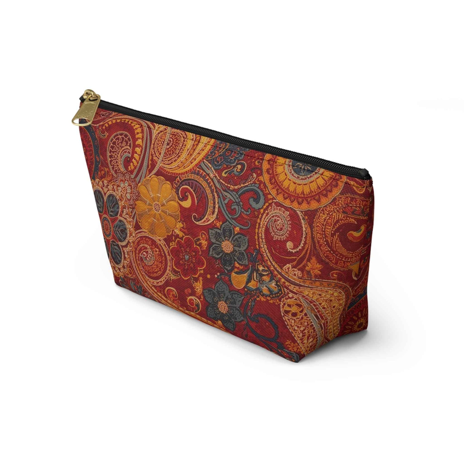 Boho Accessory Pouch with T-bottom Travel Accessory