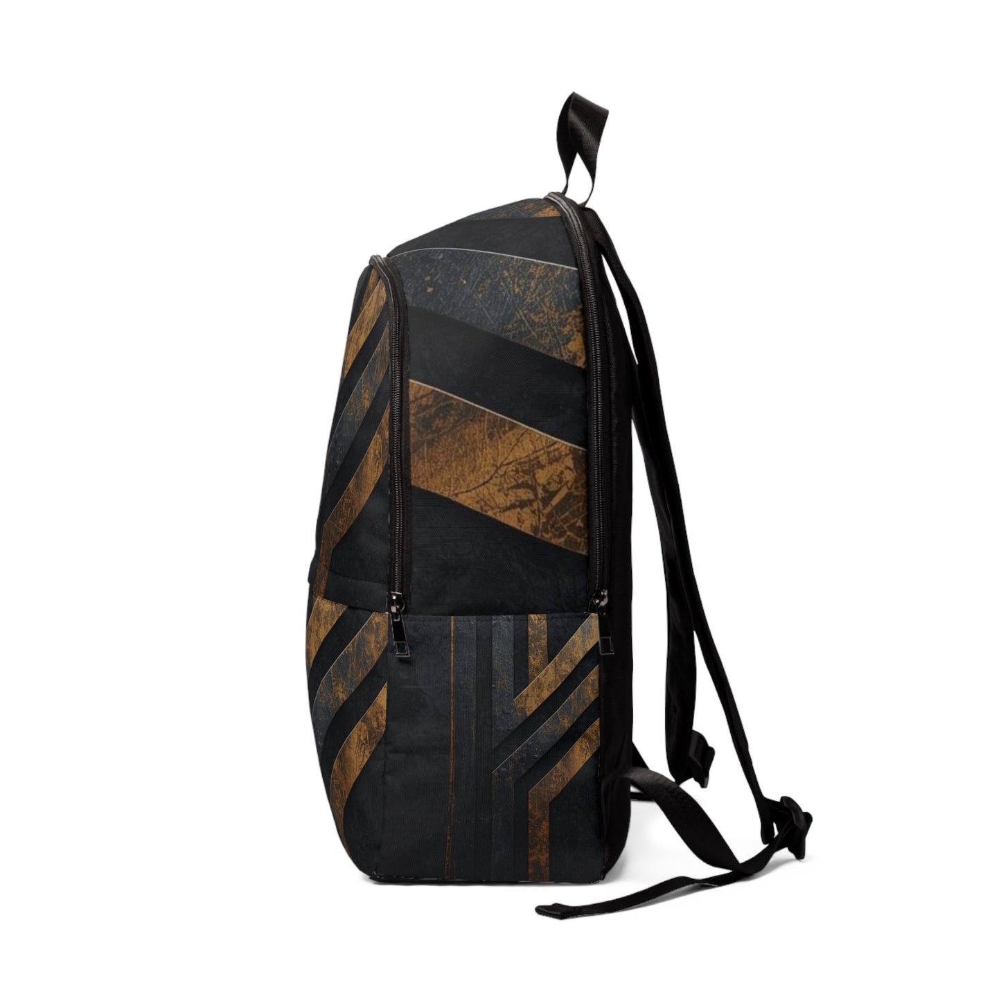 Stylish Waterproof Backpack by Rosetta Creative Boutique, Trendy Backpack for School, Travel Backpack, Geometric Design Bag, Unique Jeans Accessories
