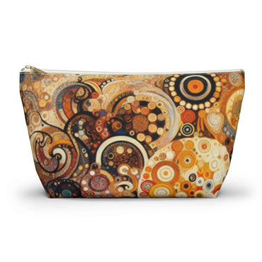 Klimt-Inspired Accessory Pouch - Exclusive Colorful Makeup Bag by Rosetta Creative Boutique, Unique Tote Organizer and Art Print Storage, Perfect Gift for Her and Travel Essentials - Rosetta Creative Boutique