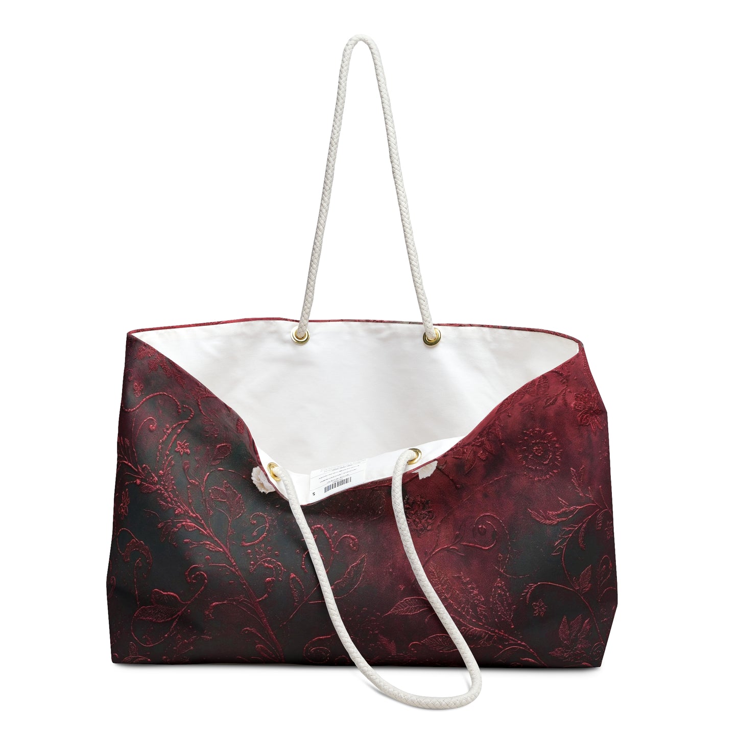 Elegant Floral Weekender Bag Travel Tote Carry On Bag - Rosetta Creative Boutique