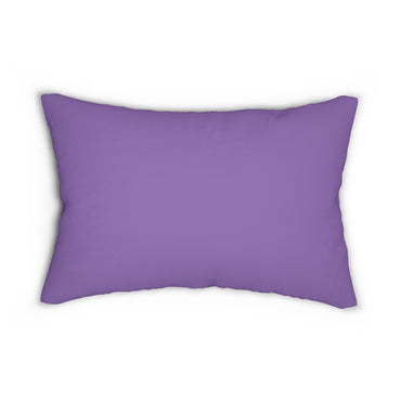 Whimsical Floral Lumbar Pillow, Cozy Home Decor, Spring Accent Cushion, Gift for Her, Purple Floral Pillow, Relaxing Living Room Decor - Rosetta Creative Boutique