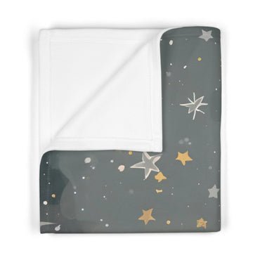 Celestial Soft Fleece Baby Blanket Starry Sky Nursery Decor - Rosetta Creative Boutique