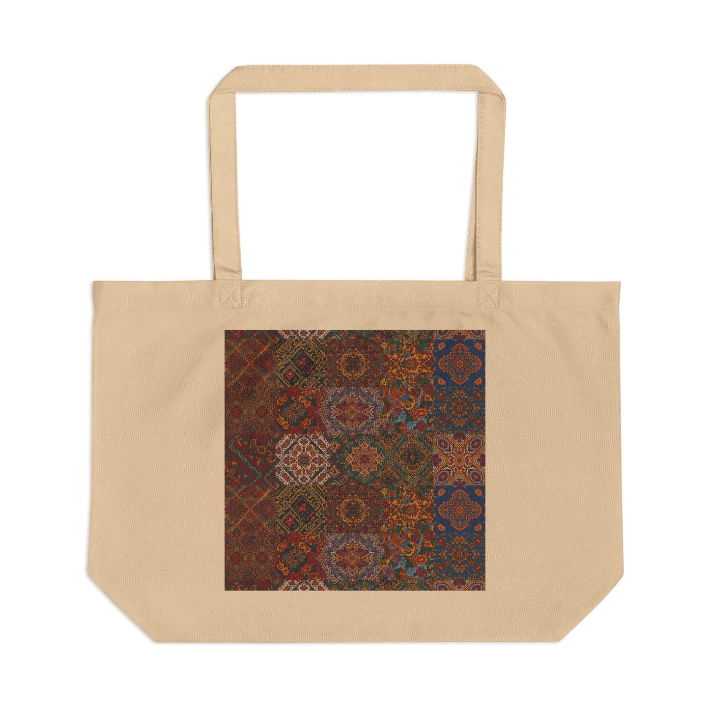 Eco-Friendly Large Tote Bag with Vibrant Multicolor Design, Reusable Shopping Bag, Gift for All Occasions, Boho Style, Weekend Getaway