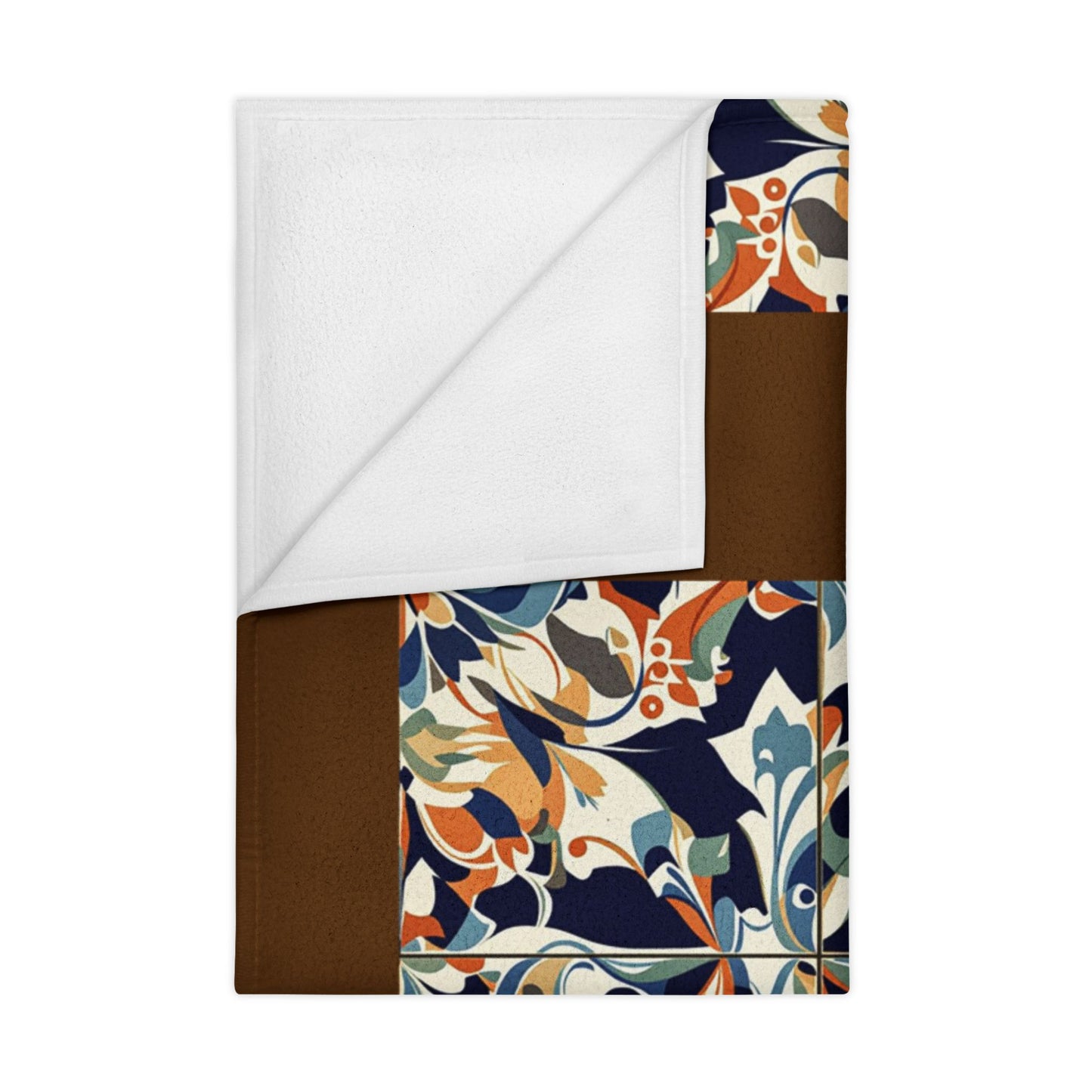 Vibrant Floral Toddler Blanket