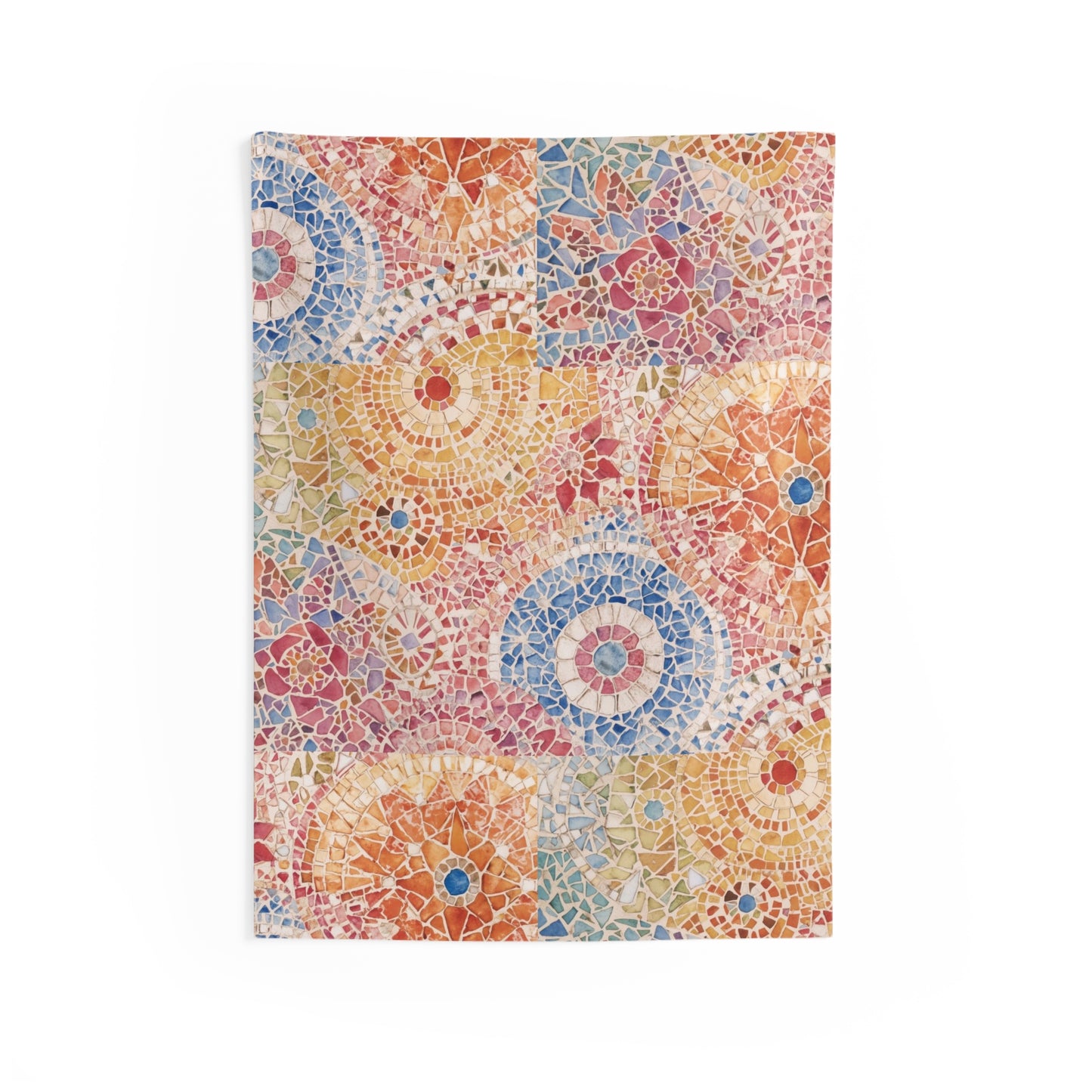Bohemian Mosaic Wall Tapestry Vibrant Decor For Dorm Room - Rosetta Creative Boutique