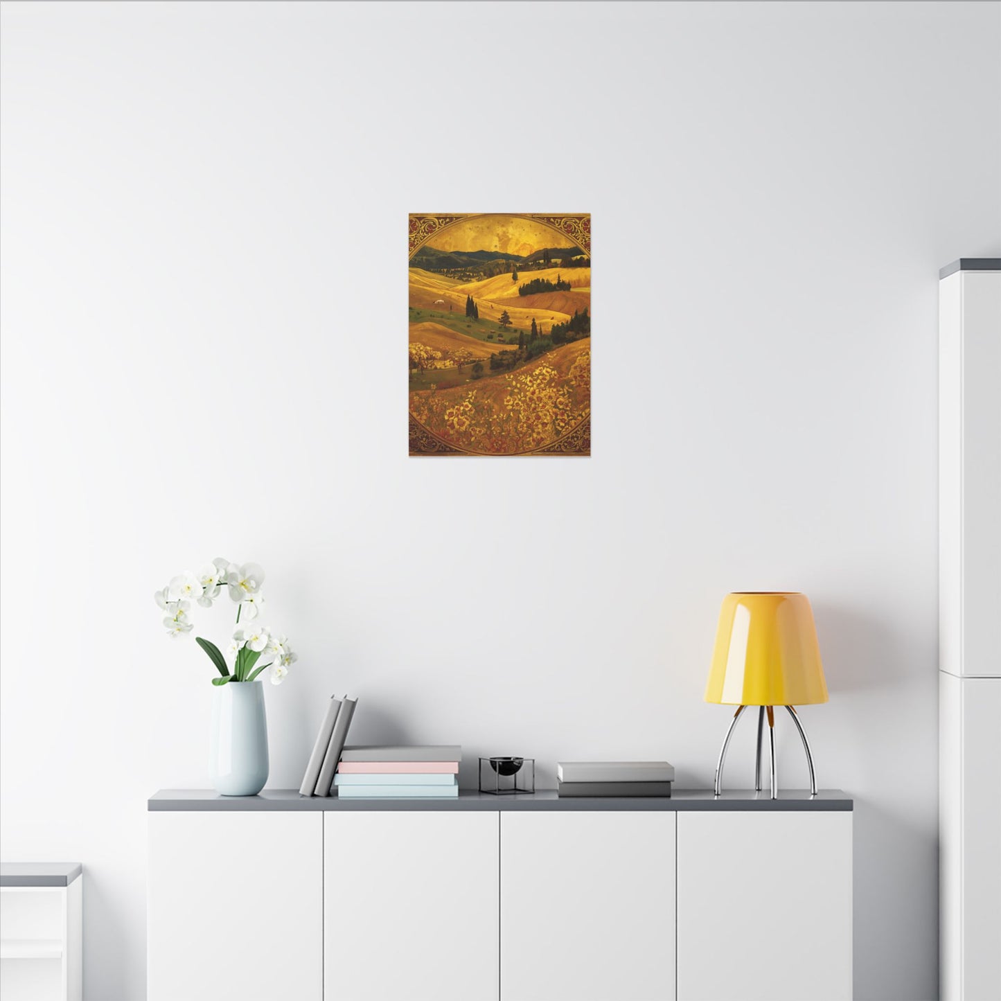 Golden Landscape Canvas Print by Rosetta Creative Boutique | Autumn Wall Art, Home Décor, Rustic Decor, Gift for Nature Lovers, Seasonal Art - Rosetta Creative Boutique