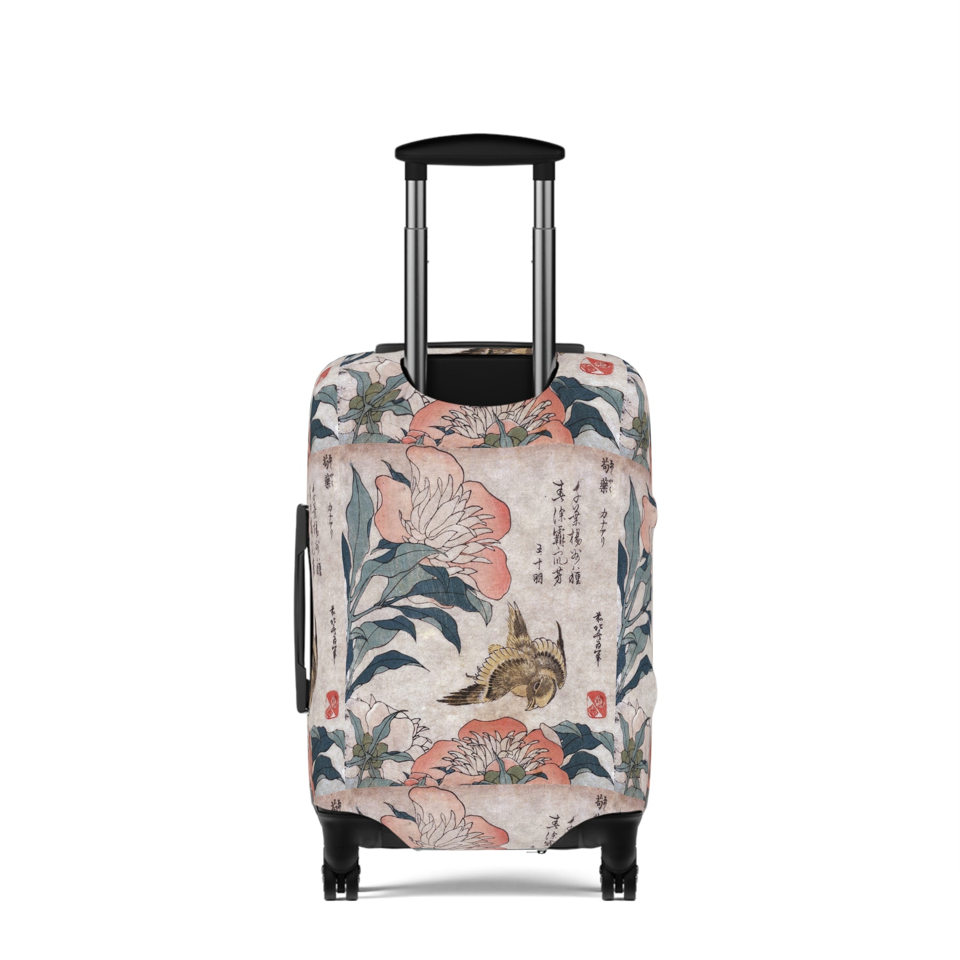 Japanese Floral Luggage Cover - Stylish Suitcase Protector, Perfect Travel Accessory and Ideal Gift for Adventurers - Rosetta Creative Boutique