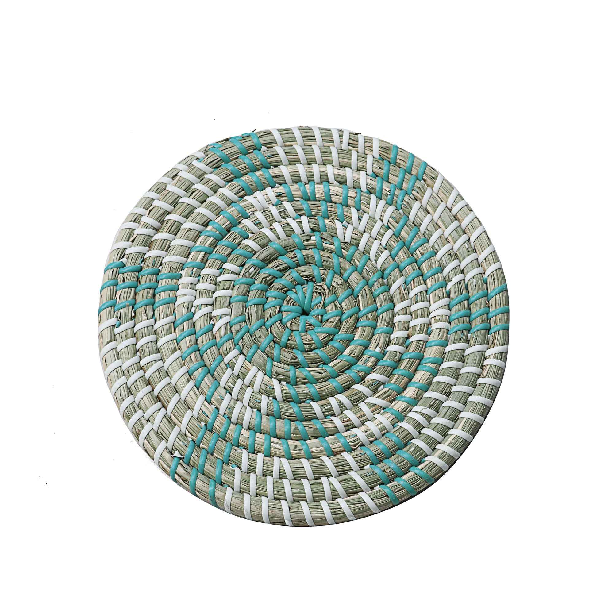 Beautiful Round Bamboo Woven Hot Pad