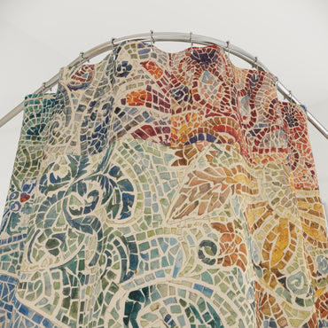 Bohemian Floral Shower Curtain Vintage Chic Home Decor - Rosetta Creative Boutique