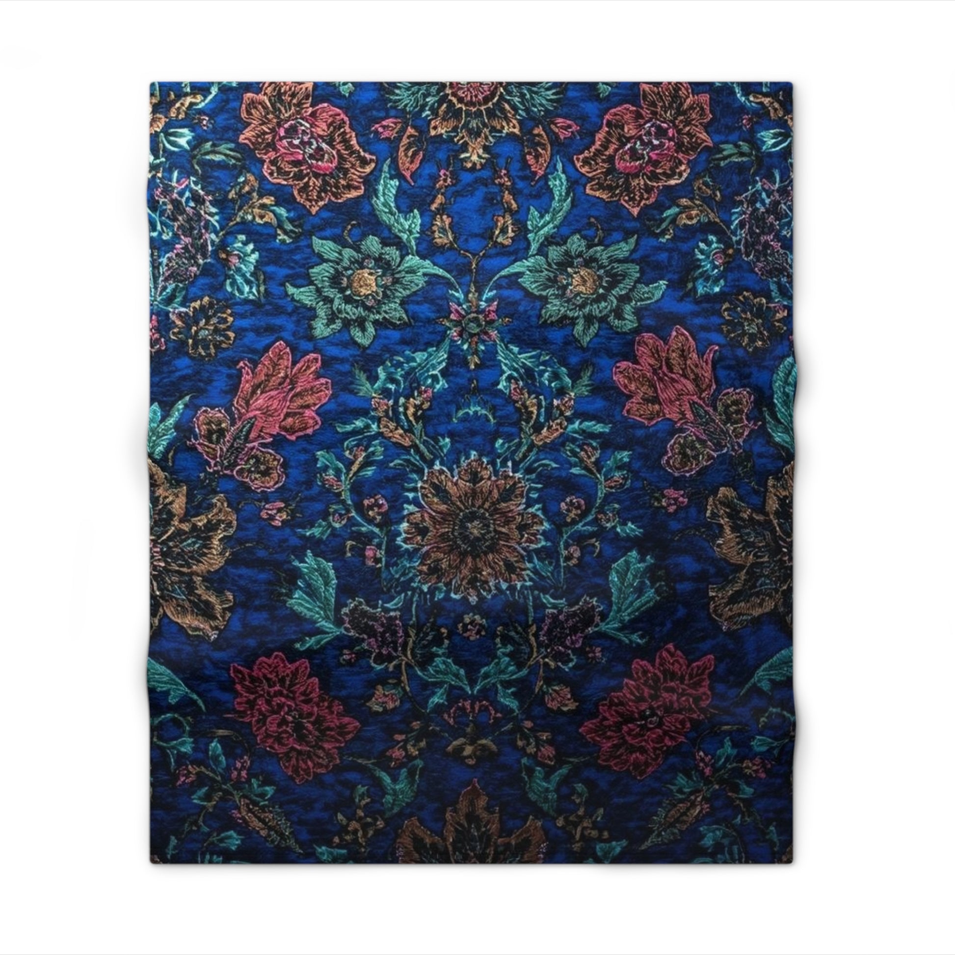 Elegant Floral Throw Blanket Boho Cozy Home Decor Accent - Rosetta Creative Boutique