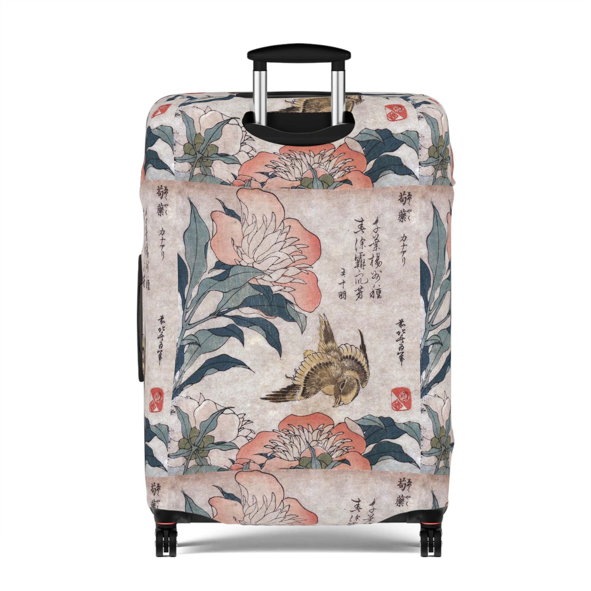 Japanese Floral Luggage Cover - Stylish Suitcase Protector, Perfect Travel Accessory and Ideal Gift for Adventurers - Rosetta Creative Boutique