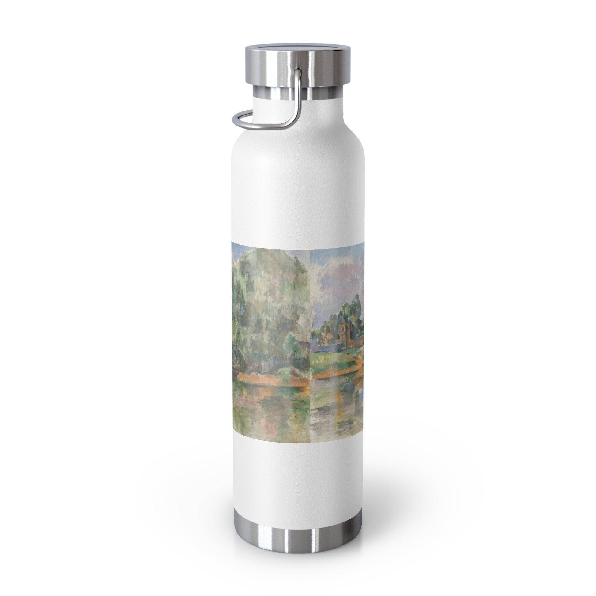 Artistic Copper Water Bottle - Vacuum Insulated for Outdoor Gifting - Rosetta Creative Boutique