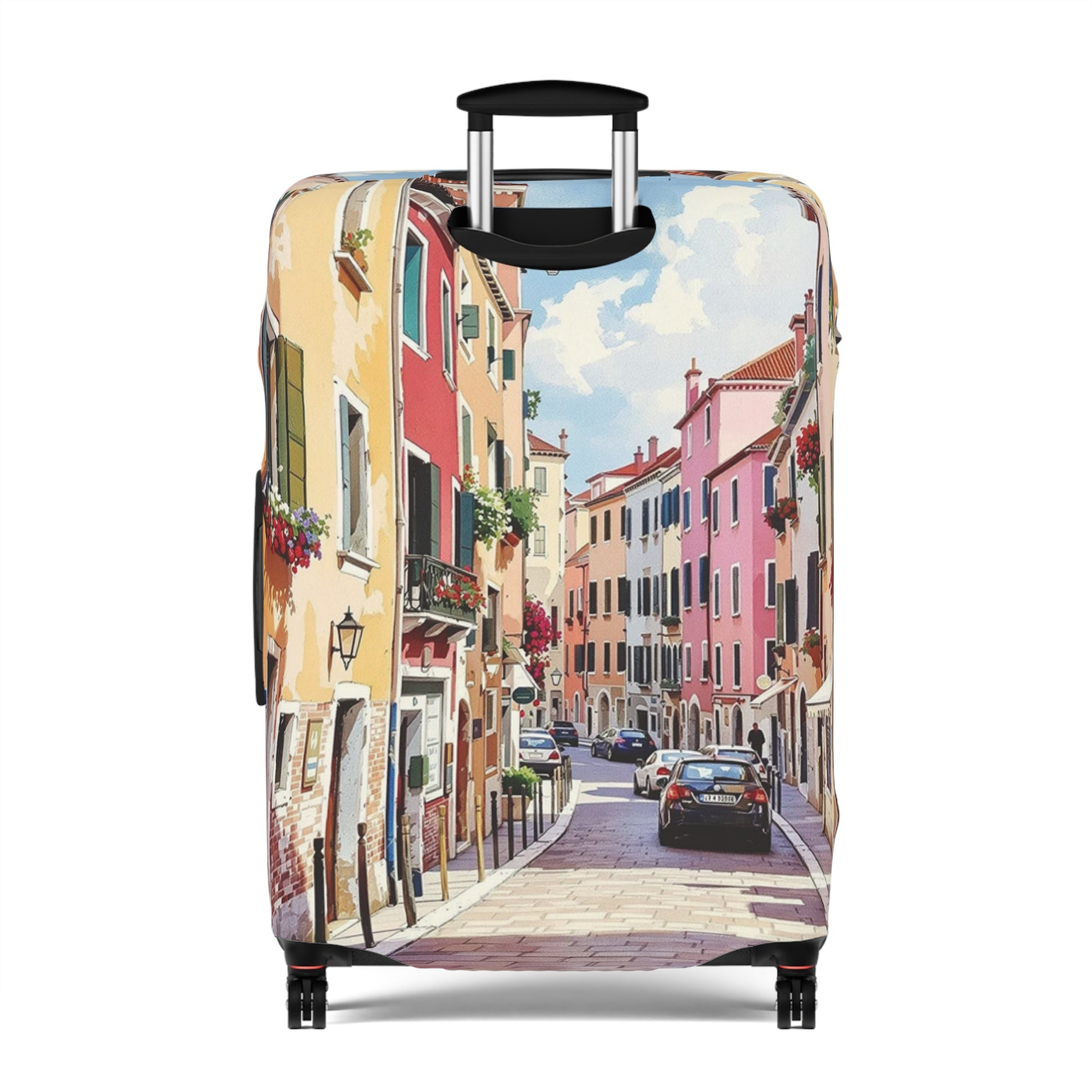 Vibrant Venice Luggage Cover - Stylish Suitcase Protector for Travel Lovers and Personalized Gifts for Wanderlust - Rosetta Creative Boutique