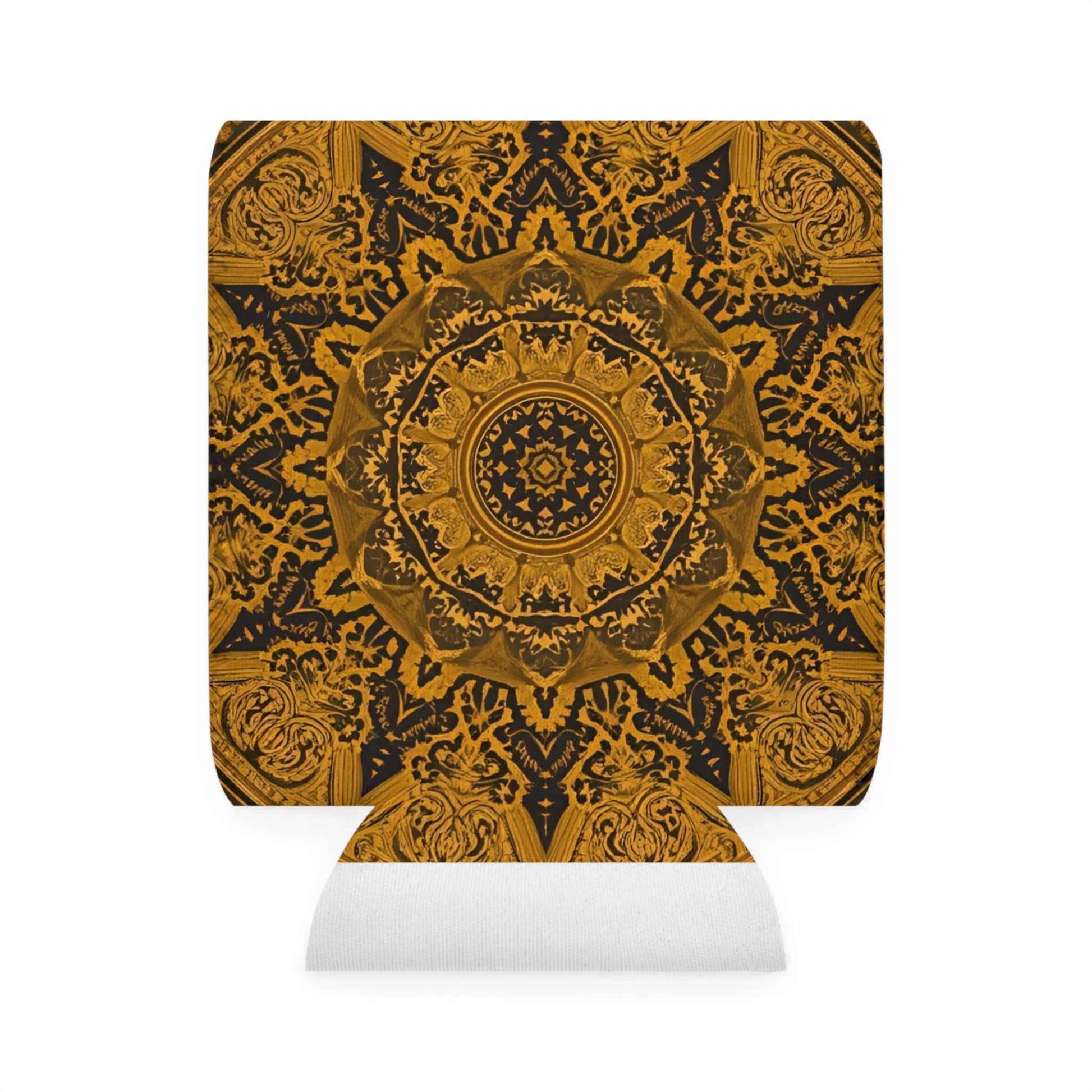 Stylish Mandala Boho Can Cooler Sleeve, Summer Drink Holder, Festival Gear, Beach Essential, Unique Gift Idea, Bohemian Decor