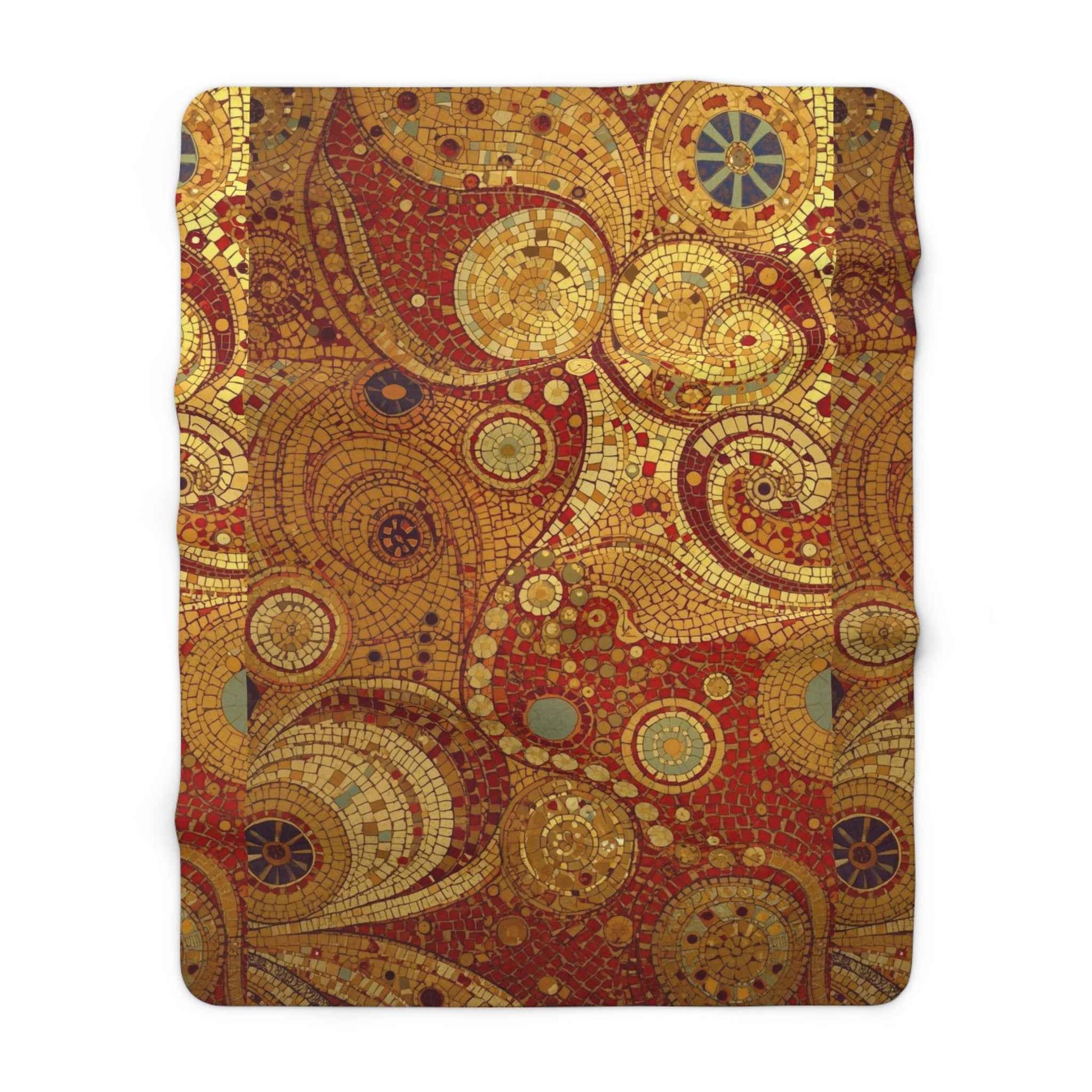Cozy Bohemian Sherpa Fleece Blanket, Warm Throw, Floral Design, Home Decor, Gift for Her, Cozy Nights