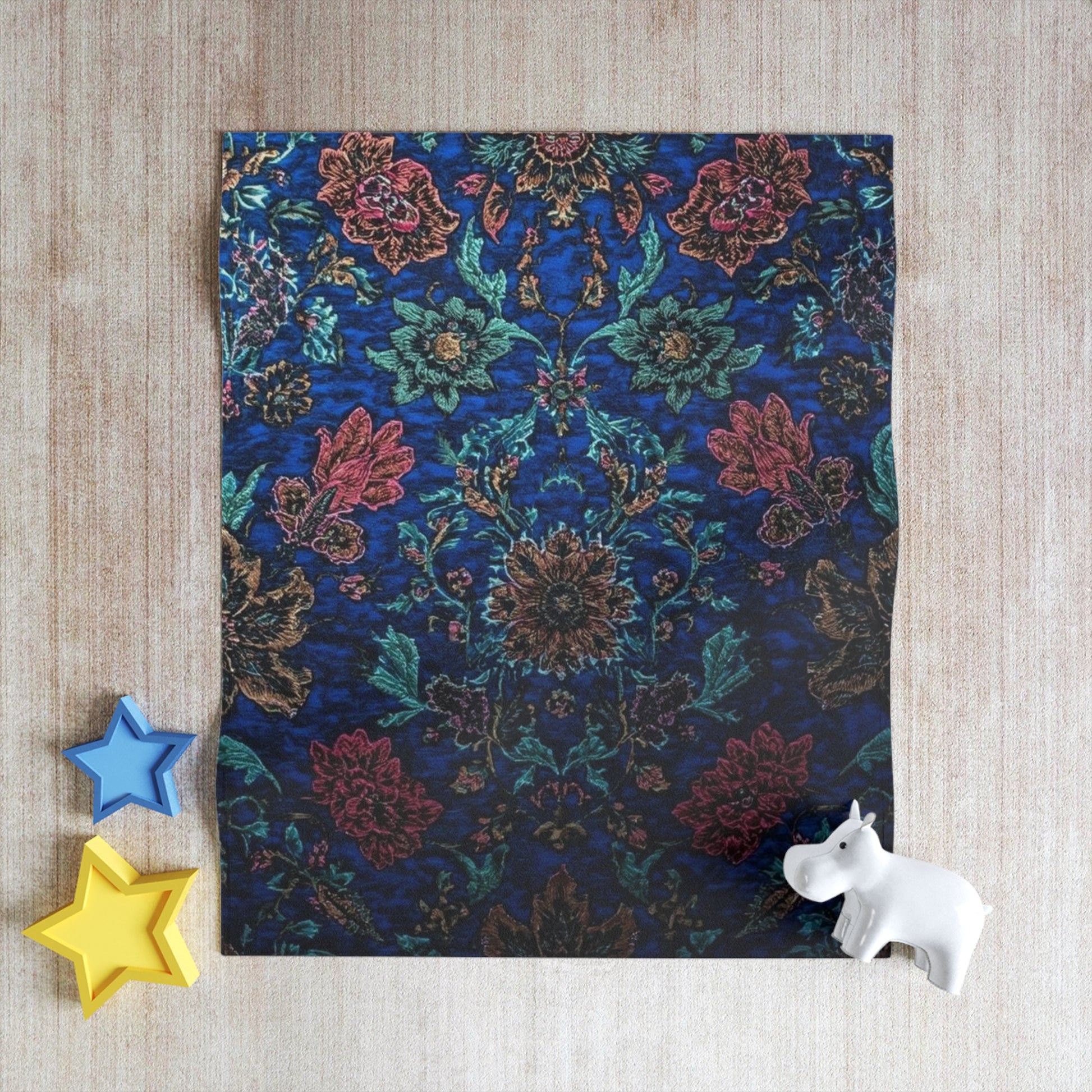 Elegant Floral Throw Blanket Boho Cozy Home Decor Accent - Rosetta Creative Boutique