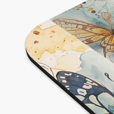 Butterfly Art Mouse Pad - Colorful Desk Accessory for Nature Lovers