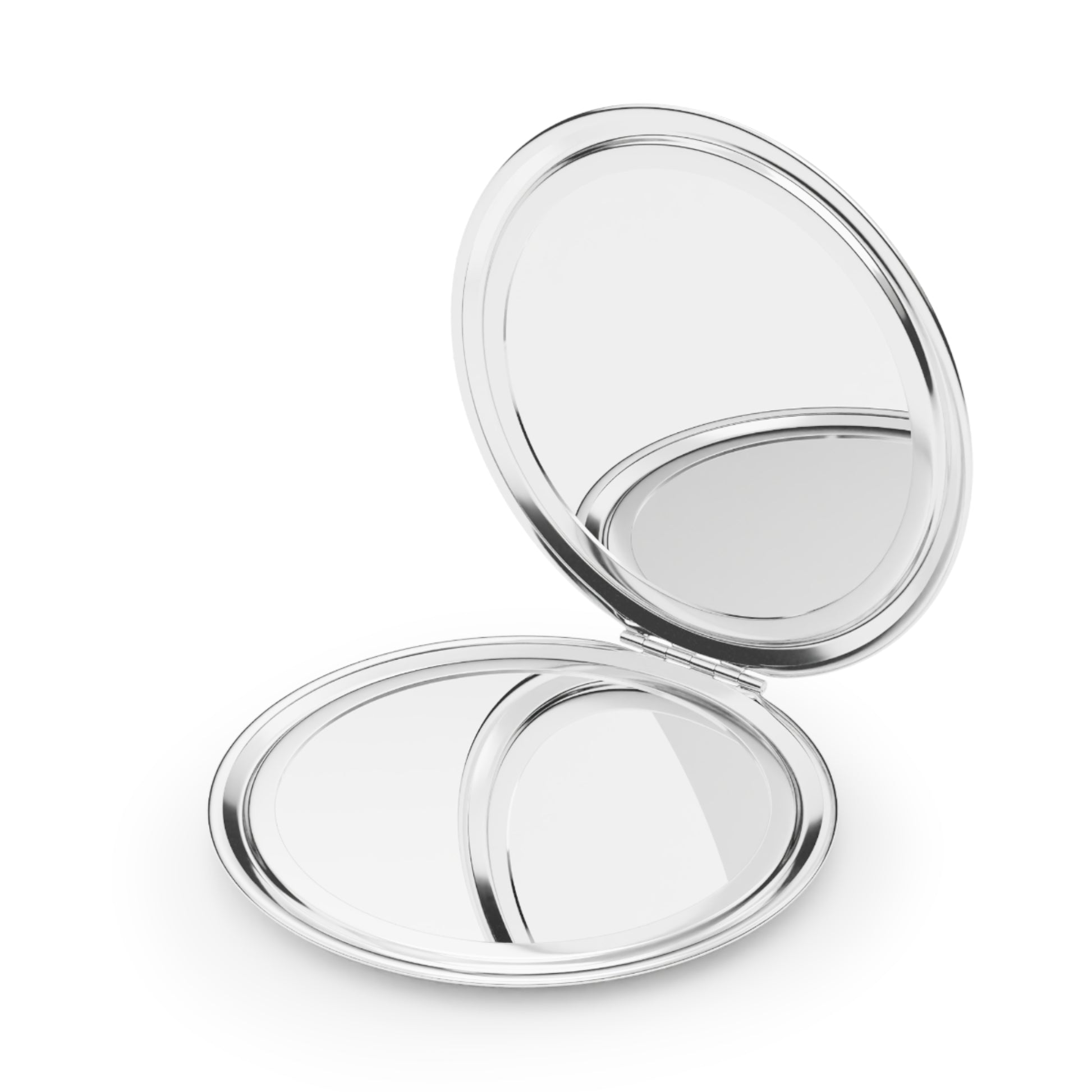 Elegant Compact Travel Mirror with Klimt-Like Design, Perfect for Bridesmaids Gifts, Travel Accessory, Makeup Bag Essential - Rosetta Creative Boutique