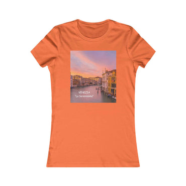 Venice Sunset Canal Women's Tee — Travel Graphic Shirt