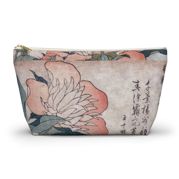 Japanese Floral Accessory Pouch - Vintage Art Makeup Bag, Travel Organizer & Unique Gift for Her - Rosetta Creative Boutique