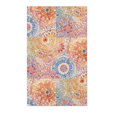 Vibrant Mosaic Area Rug Bohemian Home Decor Living Room - Rosetta Creative Boutique