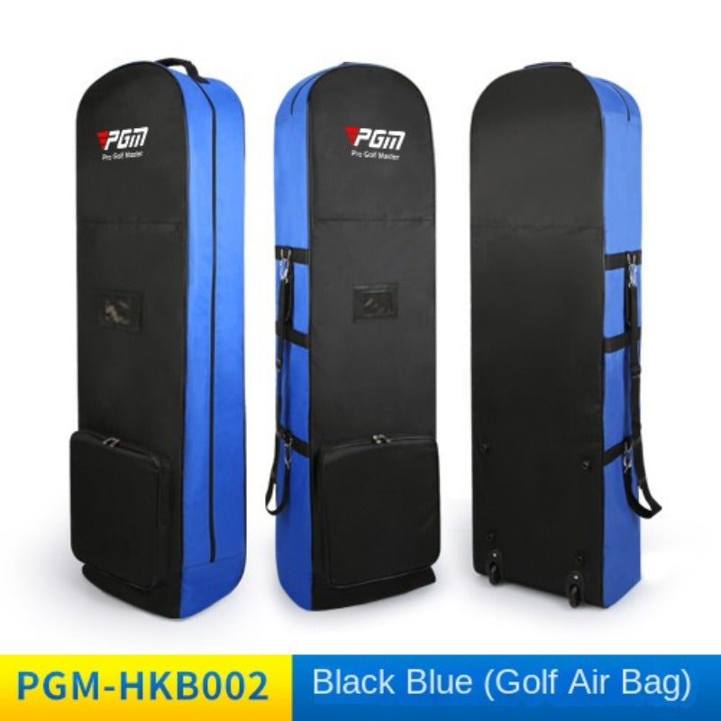 Foldable Golf Travel Bag With Wheels Blue 630D Nylon - Rosetta Creative Boutique