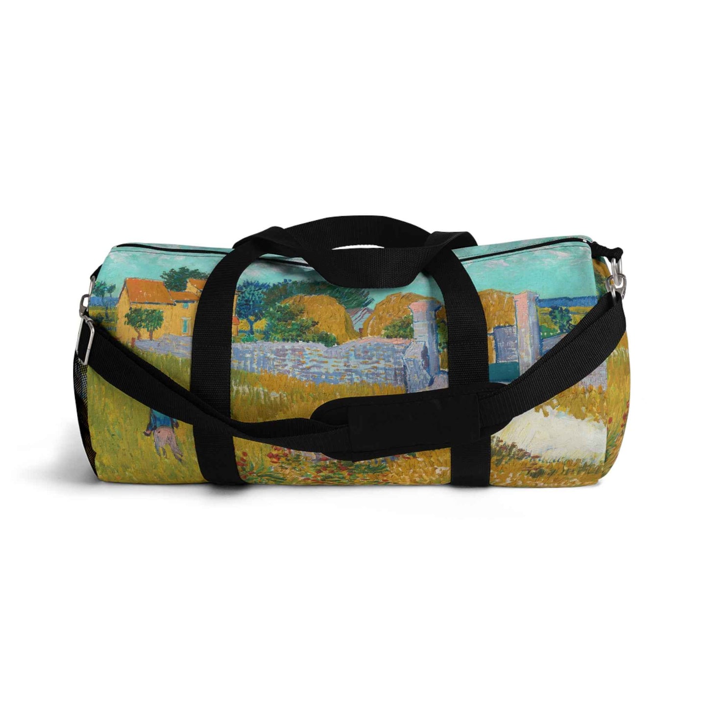 Farmhouse in Provence Duffel Bag - Artistic Travel Luggage for Gym, Weekend Getaways & Unique Gifts for Art Lovers - Rosetta Creative Boutique