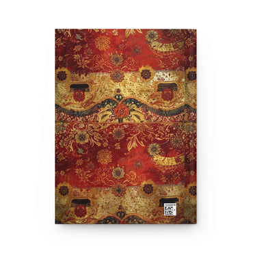 Vintage Floral Hardcover Journal - Boho Notepad, Travel Diary, Gift for Writers, Sketchbook, Planner