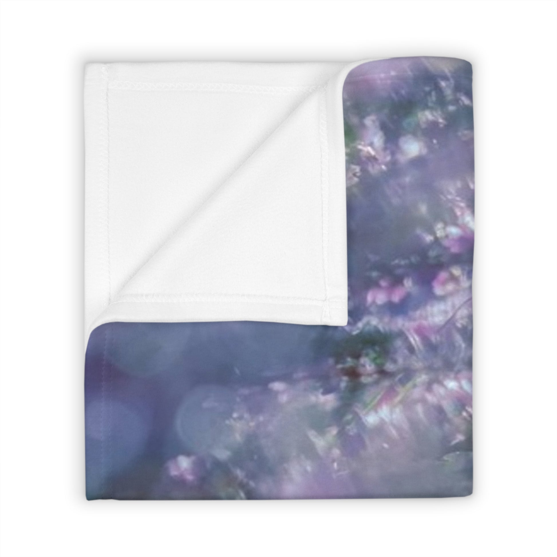 Lavender Dreams Throw Blanket, Cozy Fleece Blanket, Floral Home Decor, Soft Sofa Throw, Gift for Her, Relaxation Blanket - Rosetta Creative Boutique