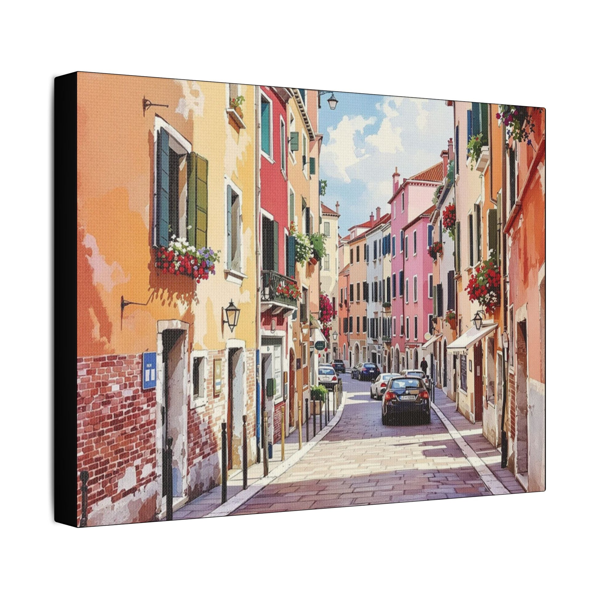 Venice Italy Watercolor Canvas Print for Stunning Home Decor - Rosetta Creative Boutique