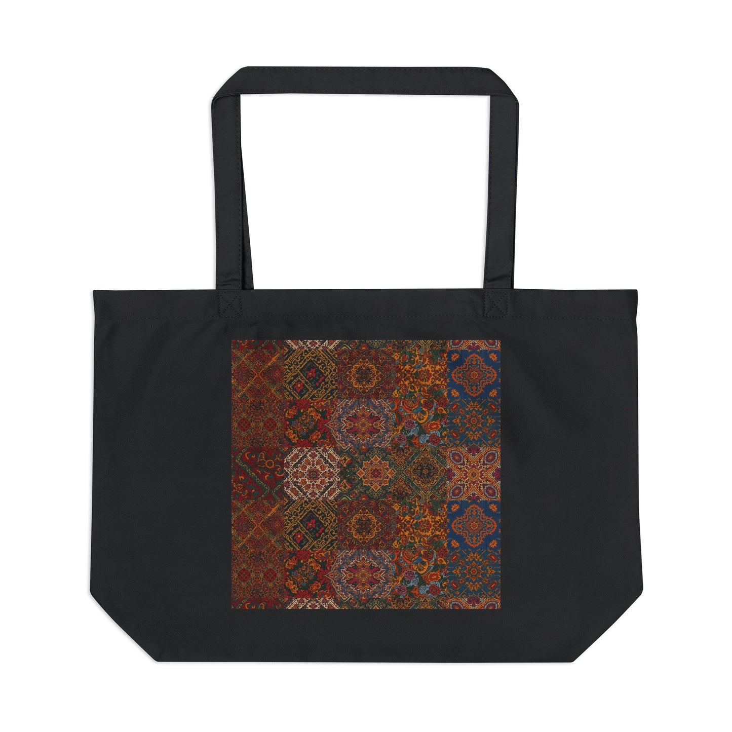 Eco-Friendly Large Tote Bag with Vibrant Multicolor Design, Reusable Shopping Bag, Gift for All Occasions, Boho Style, Weekend Getaway
