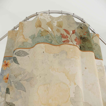 Soft Garden Shower Curtain — Romantic Bath Decor