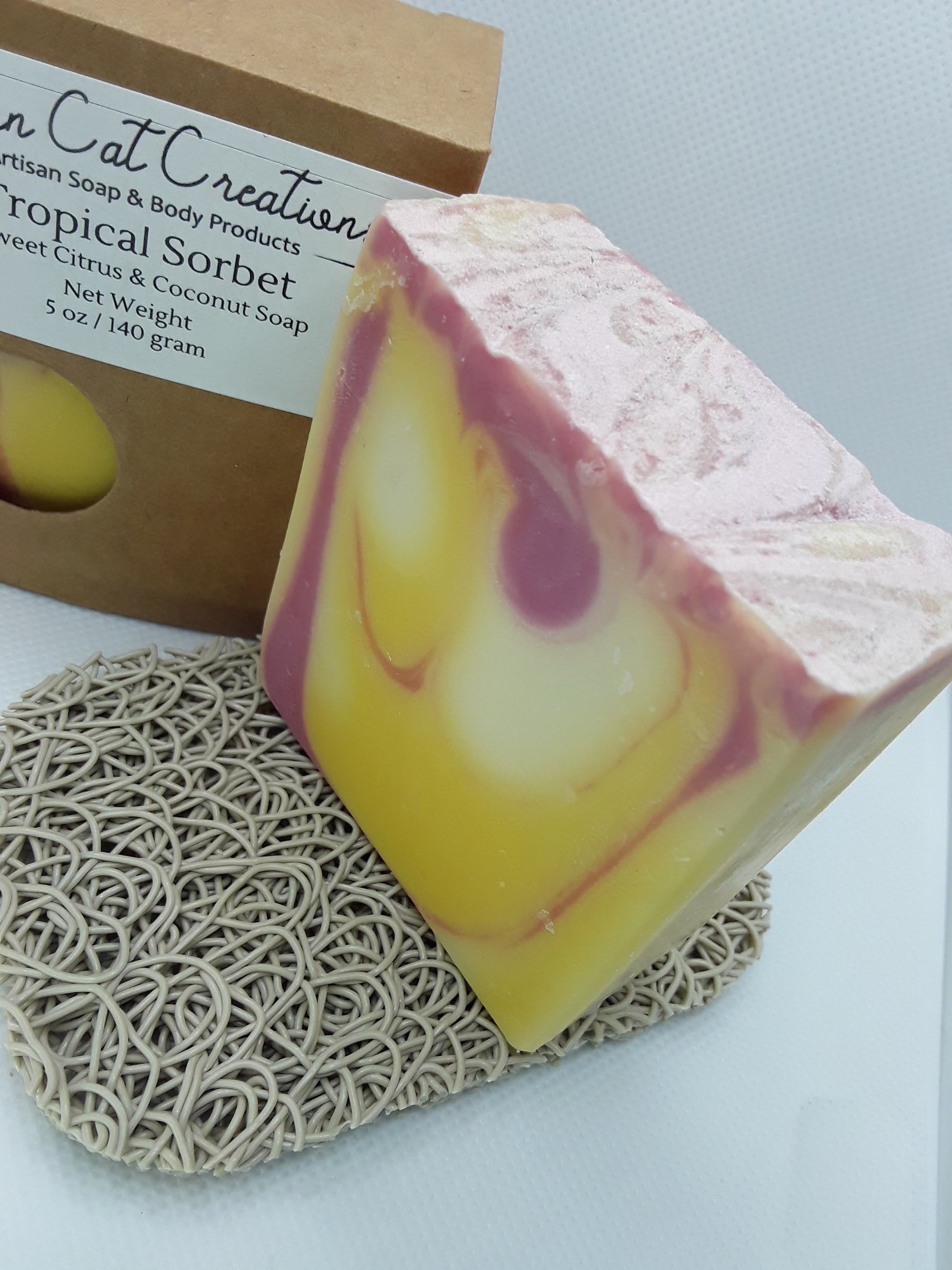 Tropical Sorbet Handmade Vegan Soap For Bath Gift Idea - Rosetta Creative Boutique