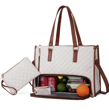 Fashionable Insulated Lunch Tote Bag For Women Crossbody - Rosetta Creative Boutique